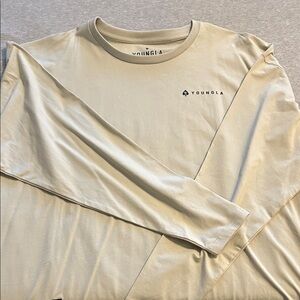 YoungLA Men's Beige Long Sleeve Tee